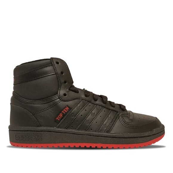 Mens Adidas Originals Top Ten Rb Black/Red #ID0323 Size 12 - Picture 6 of 16